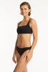 Sea Level Scalloped Square Neck Bralette